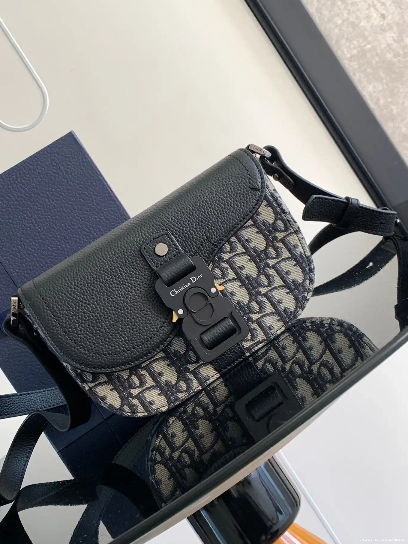 Tony Luxuries SADDLE diro MESSENGER BAG-19.5*13*4.3CM 0415
